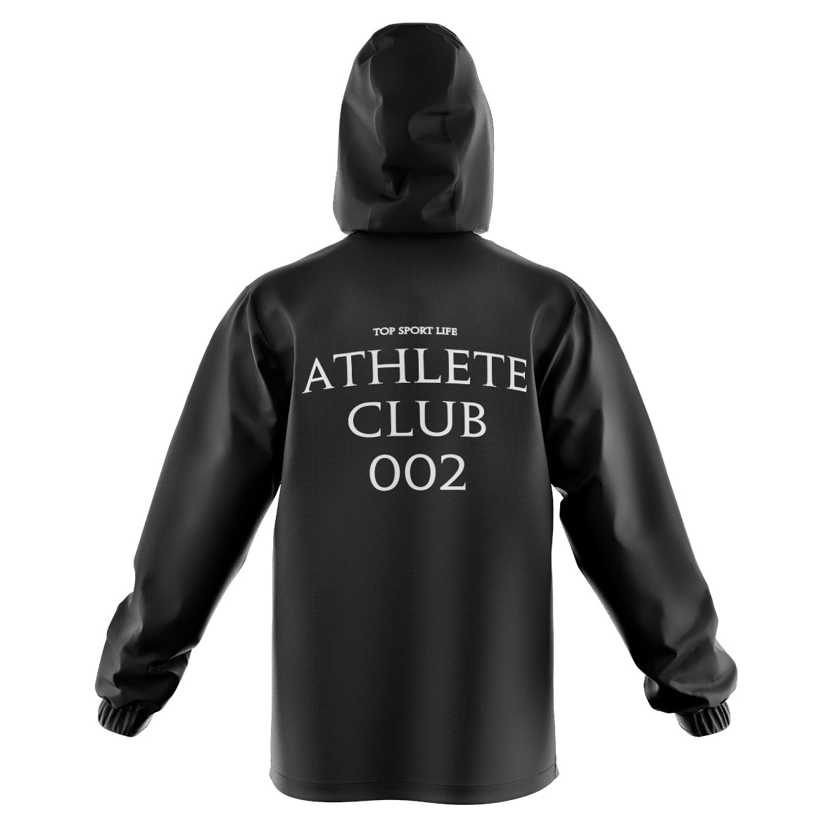 Coupe-vent noir Athlète Club 002