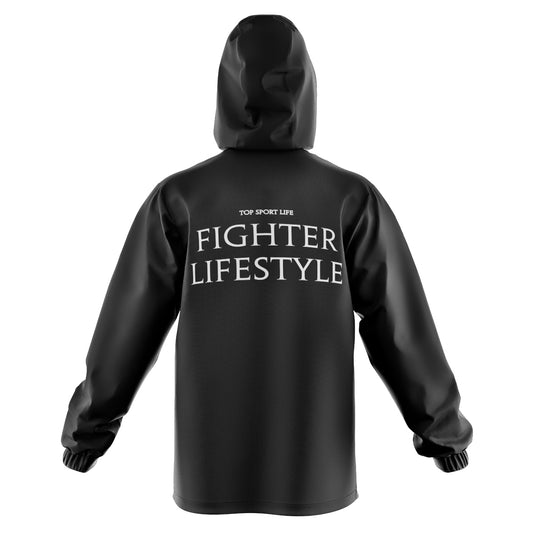 Черна ветровка Fighter Lifestyle