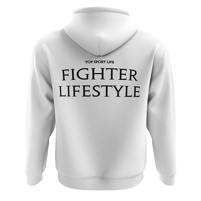 Sweat blanc Fighter Lifestyle