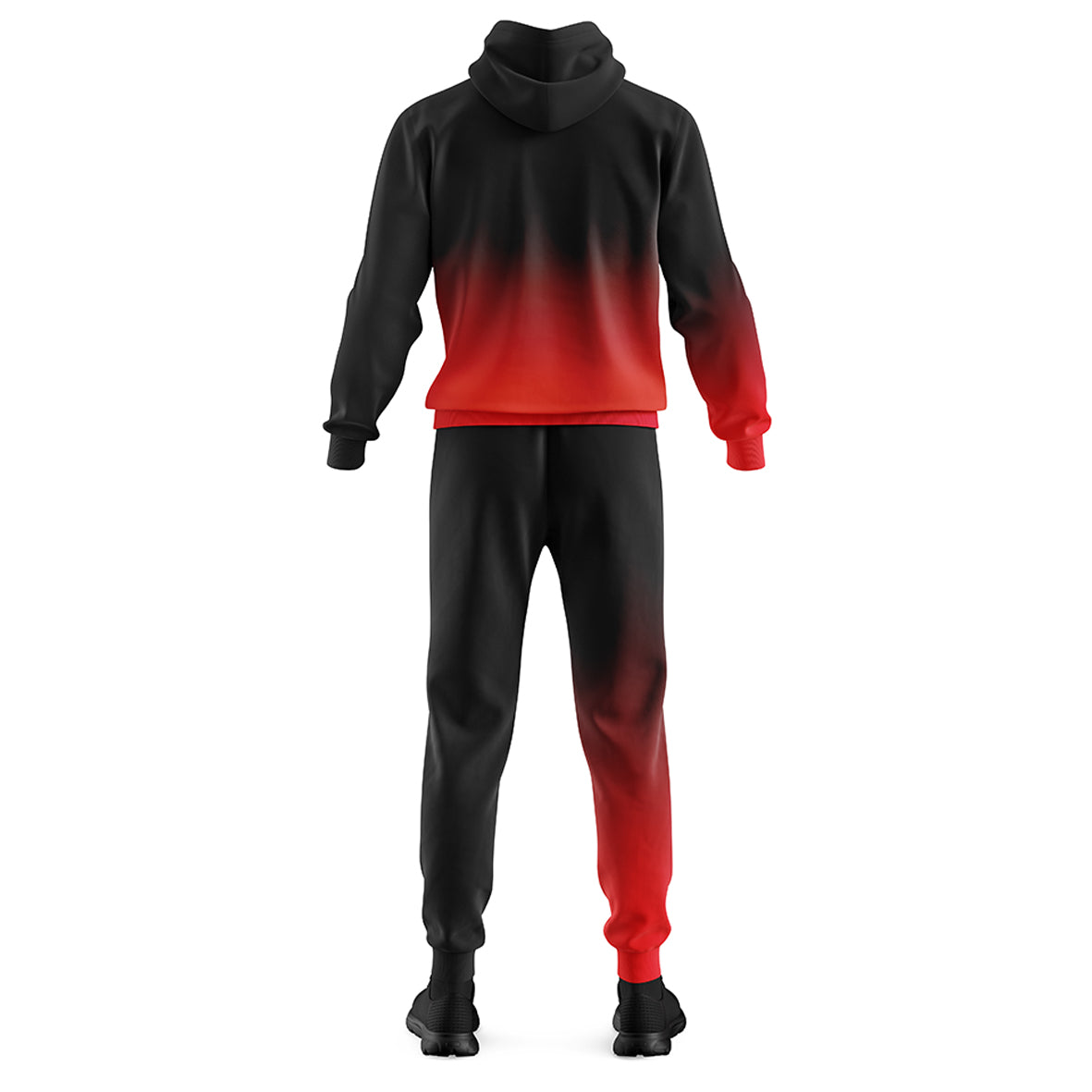 Red and black tracksuit